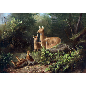 РЕПРОДУКЦИИ НА КАРТИНИ Тревога (1868)